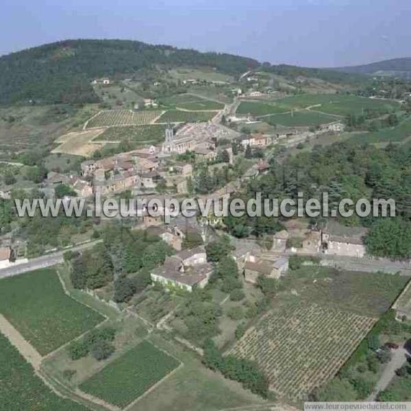 Photo aérienne de La Roche-Vineuse