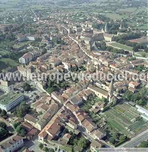 Photo aérienne de Cluny