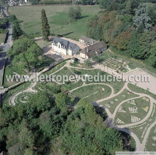 Photo aérienne de La Celle-en-Morvan