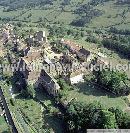 Photo aérienne de Semur-en-Brionnais