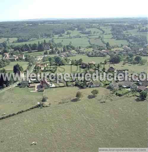 Photo aérienne de Semur-en-Brionnais