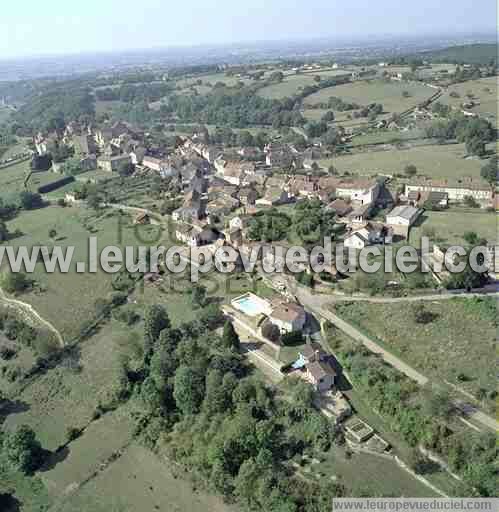 Photo aérienne de Semur-en-Brionnais