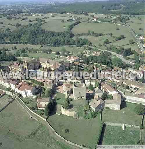 Photo aérienne de Semur-en-Brionnais