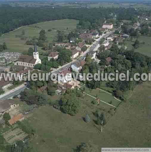 Photo aérienne de Beaurepaire-en-Bresse