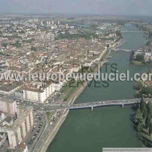 Photo aérienne de Chalon-sur-Sane