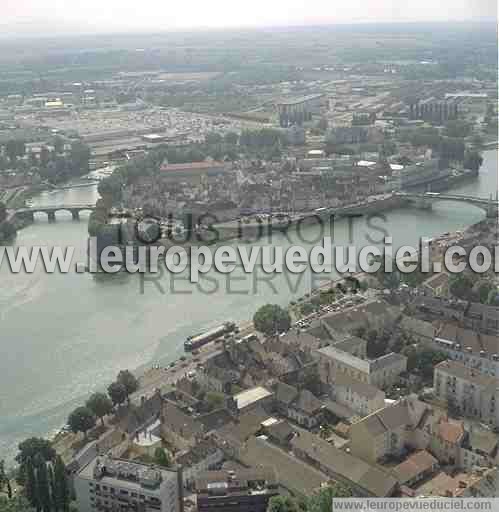 Photo aérienne de Chalon-sur-Sane