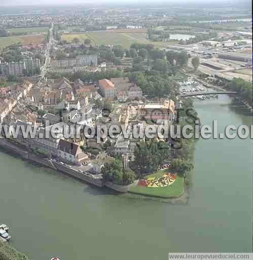 Photo aérienne de Chalon-sur-Sane