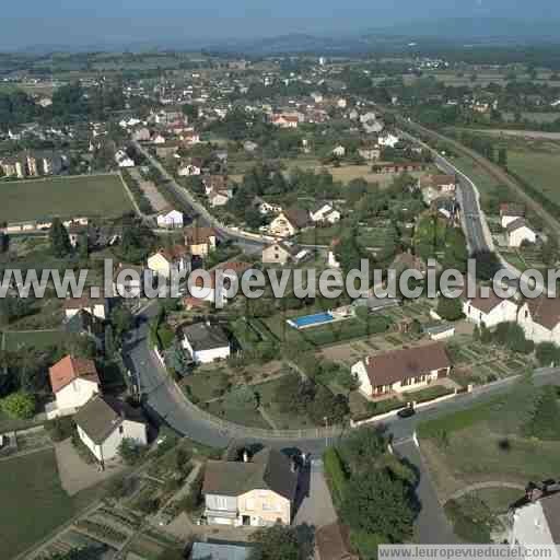 Photo aérienne de tang-sur-Arroux