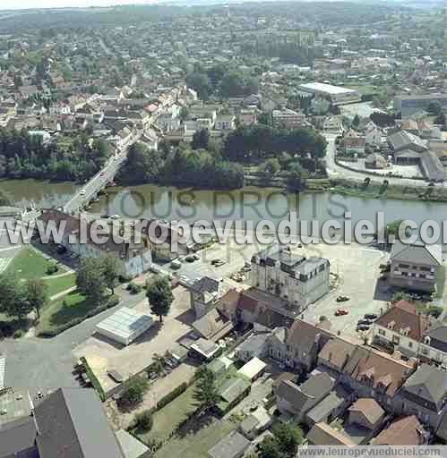 Photo aérienne de Gueugnon