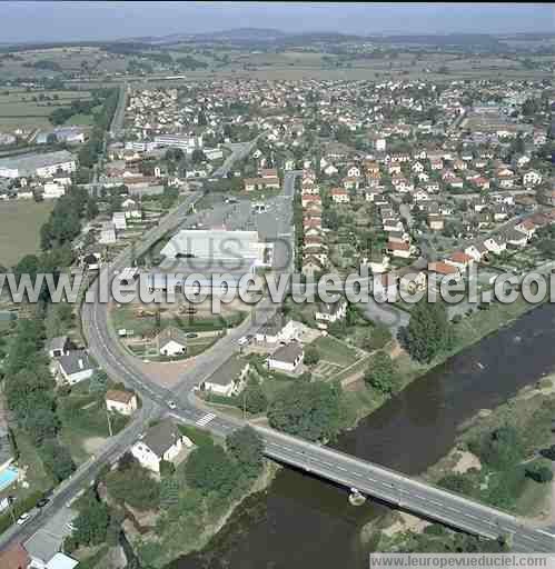 Photo aérienne de Gueugnon