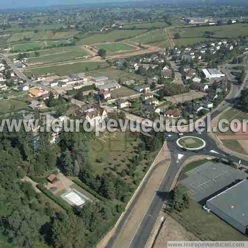 Photo aérienne de Paray-le-Monial