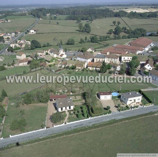 Photo aérienne de Saint-Aubin-en-Charollais