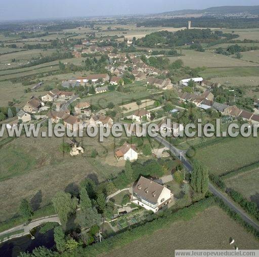 Photo aérienne de La Chapelle-de-Bragny