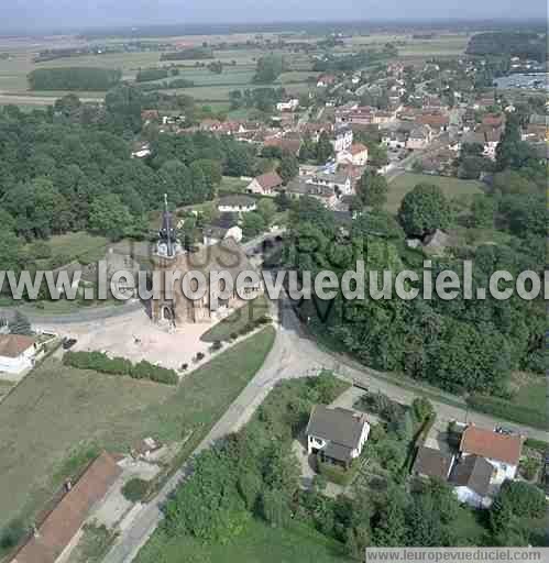 Photo aérienne de Pierre-de-Bresse