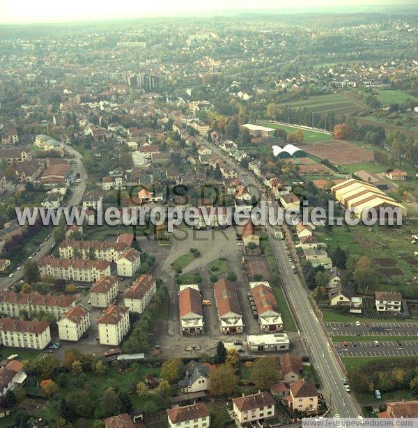 Photo aérienne de Sarreguemines