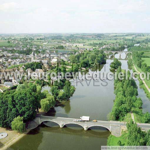 Photo aérienne de Noyen-sur-Sarthe