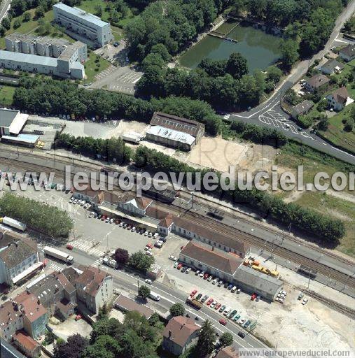 Photo aérienne de Lons-le-Saunier