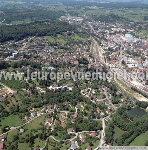 Photo aérienne de Lons-le-Saunier