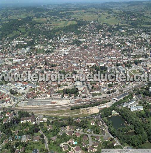 Photo aérienne de Lons-le-Saunier