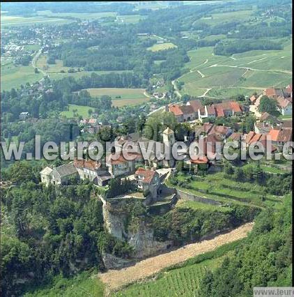 Photo aérienne de Château-Chalon