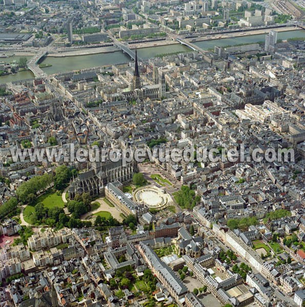 Photo aérienne de Rouen