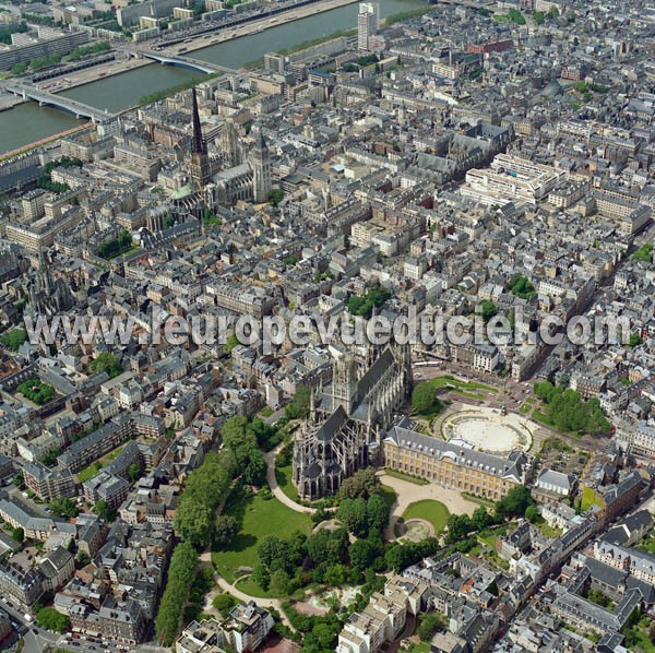 Photo aérienne de Rouen