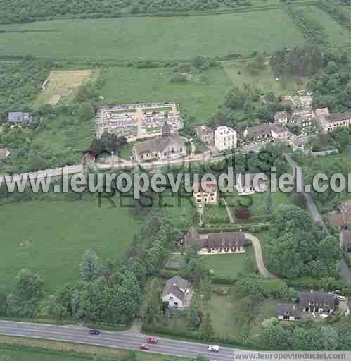 Photo aérienne de Giverny