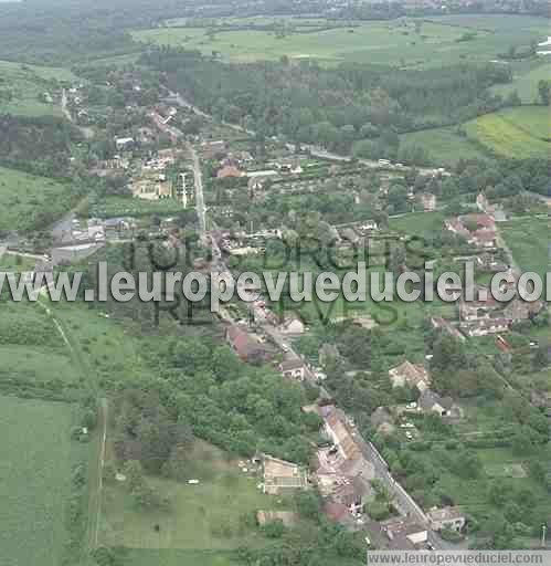 Photo aérienne de Giverny