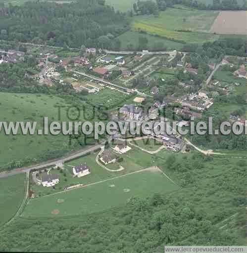 Photo aérienne de Giverny