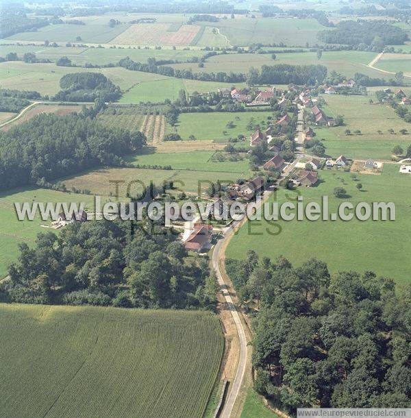 Photo aérienne de La Chassagne