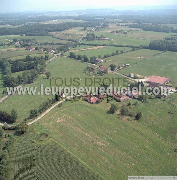 Photo aérienne de La Chaux-en-Bresse