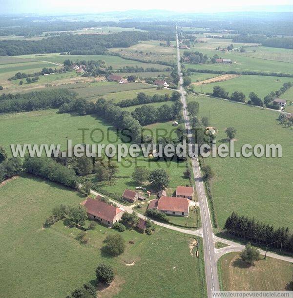 Photo aérienne de La Chaux-en-Bresse