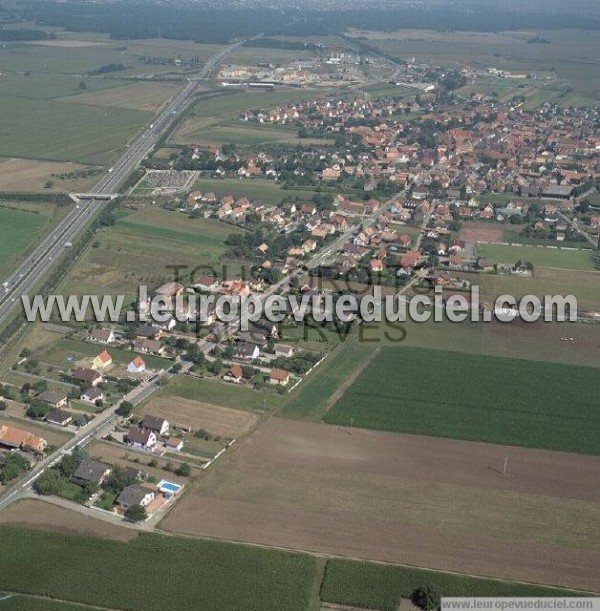 Photo aérienne de Sainte-Croix-en-Plaine