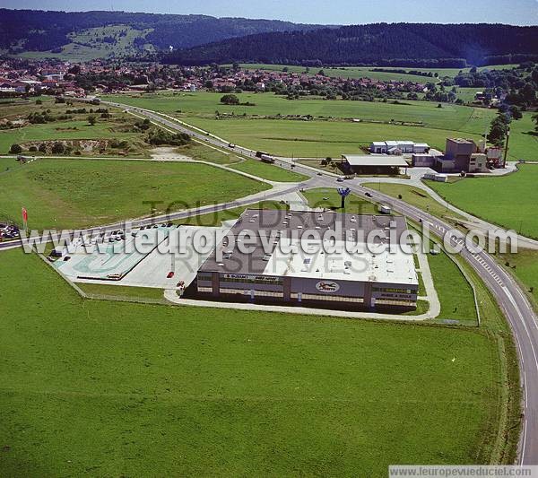 Photo aérienne de Pontarlier