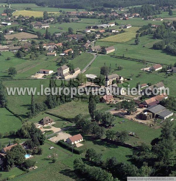 Photo aérienne de L'Abergement-de-Cuisery