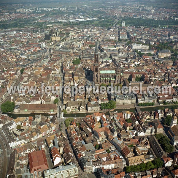 Photo aérienne de Strasbourg