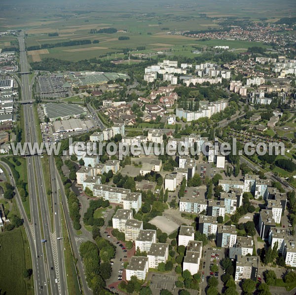 Photo aérienne de Strasbourg