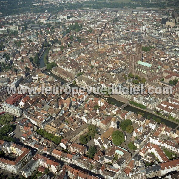 Photo aérienne de Strasbourg