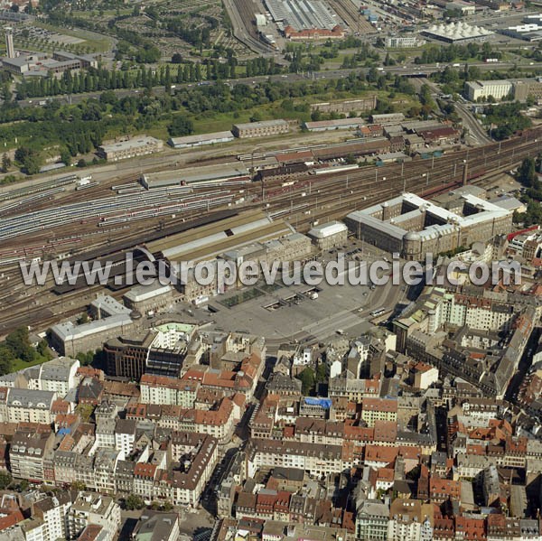 Photo aérienne de Strasbourg