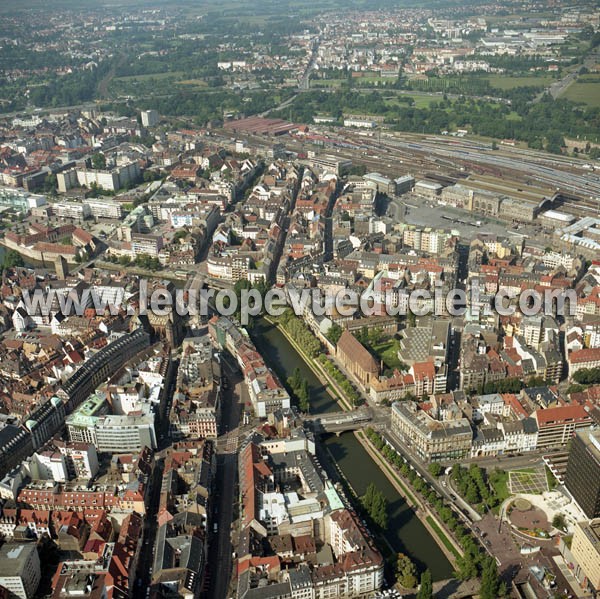 Photo aérienne de Strasbourg