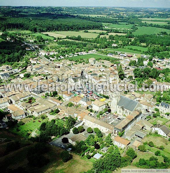 Photo aérienne de La Mothe-Saint-Héray