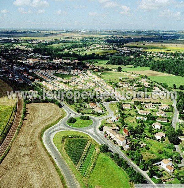 Photo aérienne de La Crche