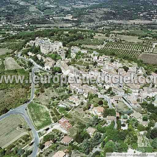 Photo aérienne de Saignon