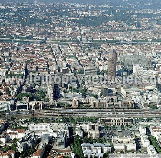 Photo aérienne de Rhône (Lyon)