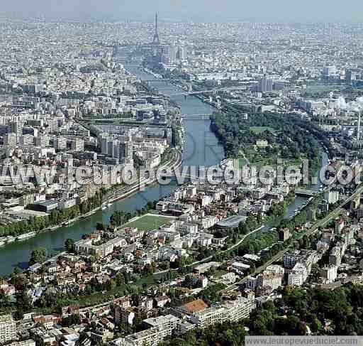 Photo aérienne de Boulogne-Billancourt