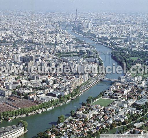 Photo aérienne de Boulogne-Billancourt