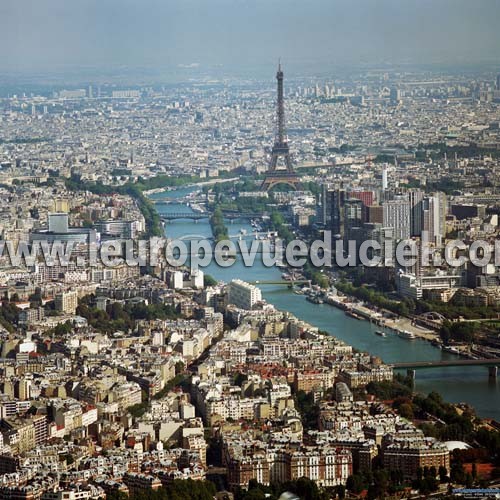 Photo aérienne de Paris