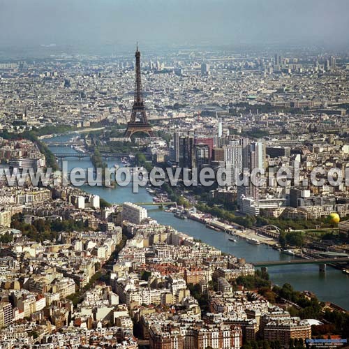 Photo aérienne de Paris