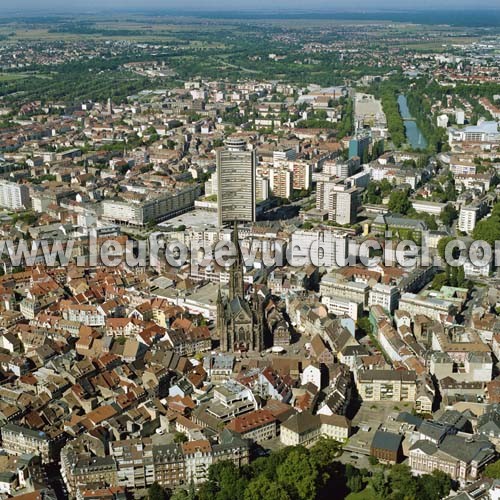 Photo aérienne de Mulhouse