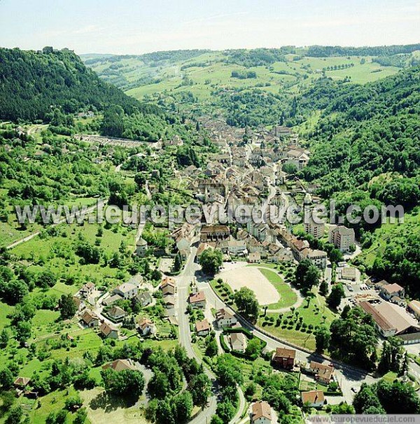 Photo aérienne de Salins-les-Bains